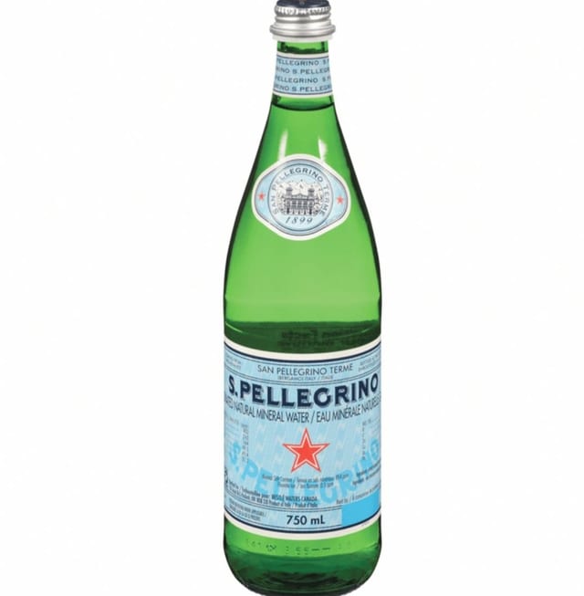 San Pellegrino Sparkling Water.