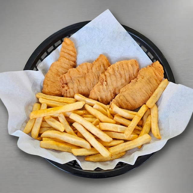 Chicken Finger's (4 Pices) with Fries.